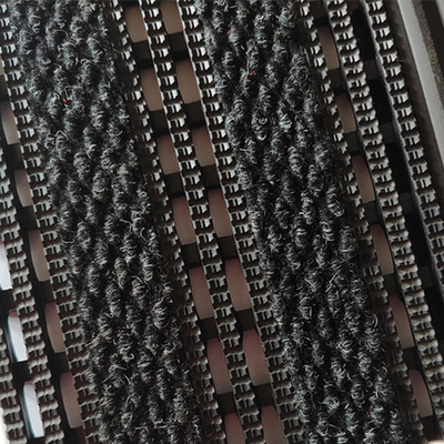 Половой коврик безопасности входа решетки PVC для коммерчески промышленной жилой черноты