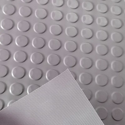 Гараж серой монетки толщины полового коврика 5mm TPE резиновой резиновый справляясь рогожка