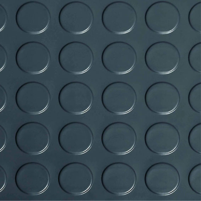 Черное резиновое выскальзывание картины монетки полового коврика 3mm толстое не защищает пол